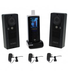 UltraCom Wireless Video Intercoms, 2 x Caller Stations (internal aerial) with Power Supplies.
