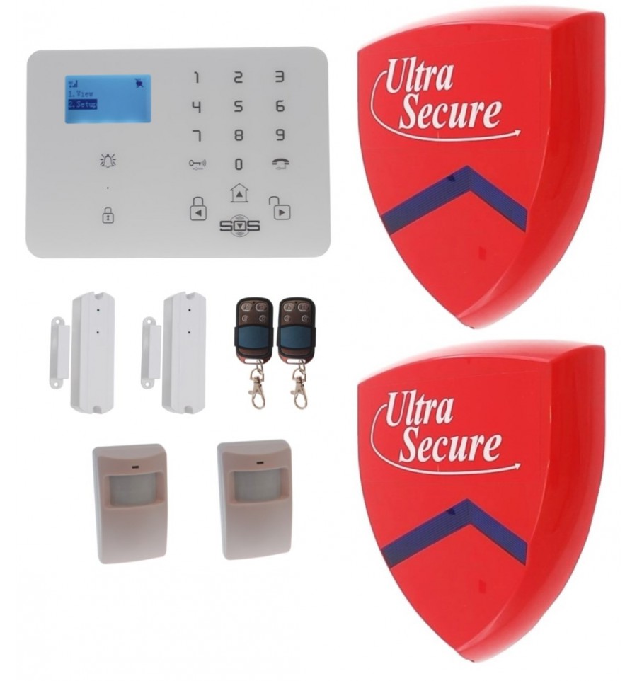 3G KP9 GSM Burglar Alarm & Dummy Alarm Boxes99 zone Kit E