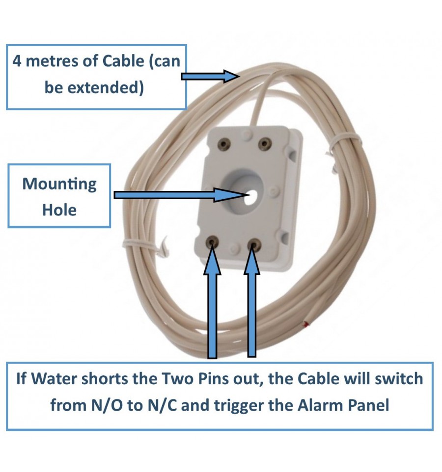 KP9 3G GSM Wired Water AlarmKit 6Boat Water Alarm
