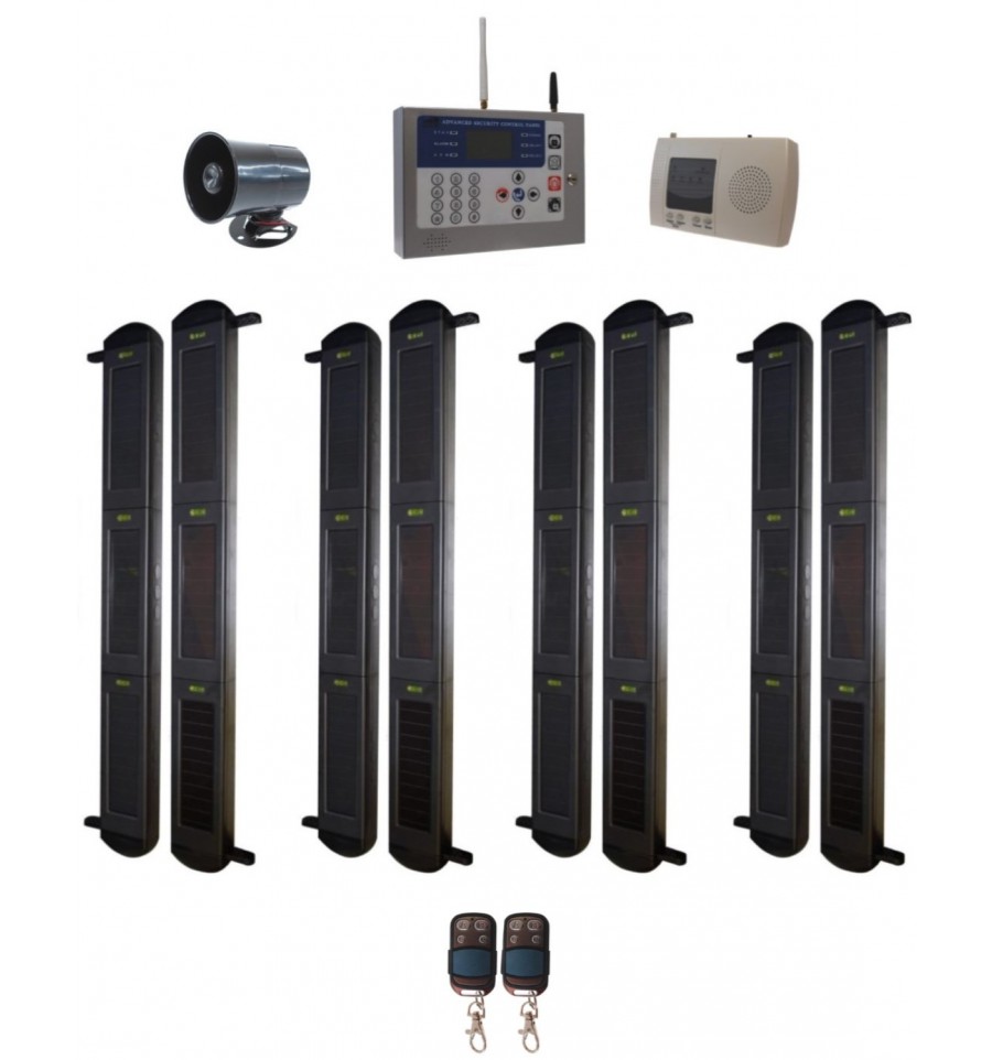 Comprehensive Wireless 3B Perimeter AlarmKP GSM DiallerWired Siren