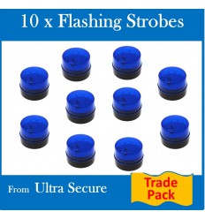 10 x 12v Flashing Strobe Lights (Trade Pack)
