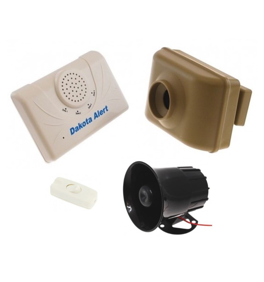 800 metre Wireless Driveway & Perimeter Alarm Siren Kit
