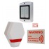 Compact Solar Powered Dummy Alarm Siren with Window Sticker, External Sign & Dummy Alarm Keypad.