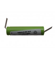 AAA NiMH 1.2V 800mAh  Battery with Solder Tags. 