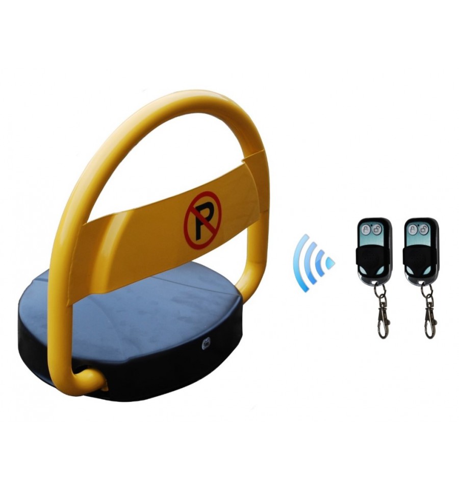 Waterproof:IP67,Dry Battery,180° Real Anti-Collision Parking Barrier Lockable,Parking Lock High Presure Resistance with Remote Control,Sensor & Auto Detection System Remote Parking Barrier 