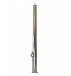 UK Support Easy to Lift Heavy Duty White /& Red Removable Security Post
