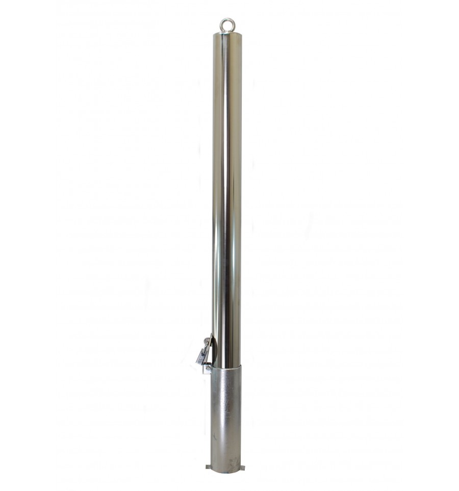 Stainless Steel 76 mm Removable Security Post with Chain Eyelet