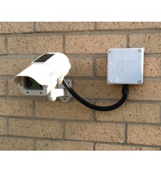 DC23 (Solar Powered Dummy CCTV Camera) with a Cable Management Box