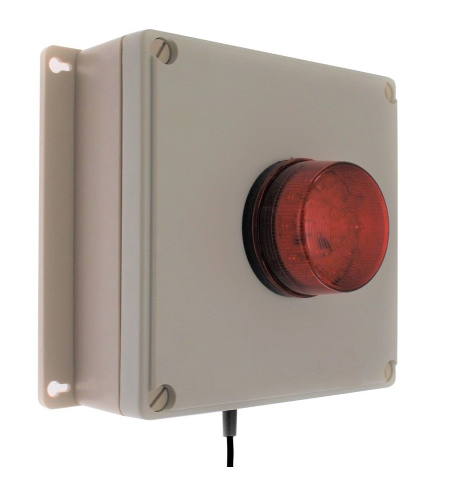 100 metre Wireless Panic Alarm with Buzzer & Flashing LED Strobe.