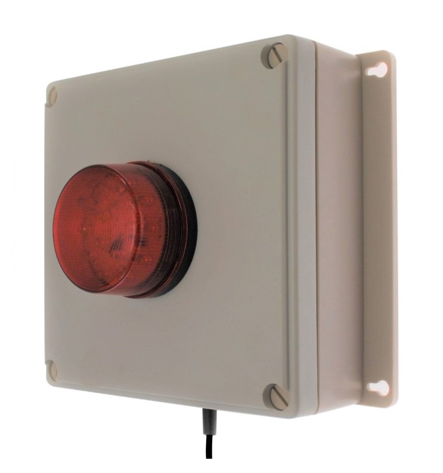 100 metre Wireless Panic Alarm with Buzzer & Flashing LED Strobe.