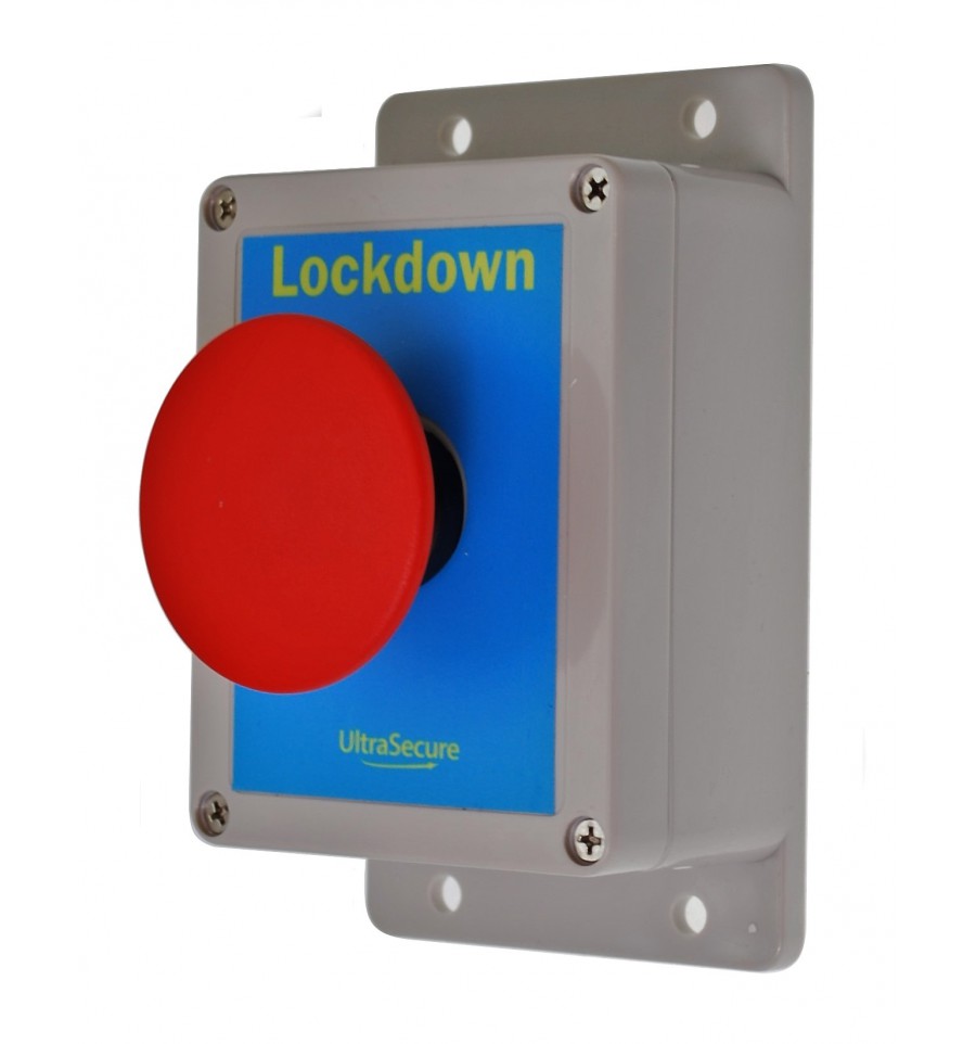 Long Range Wireless Lockdown Alarm Kit with Siren & Flashing LED