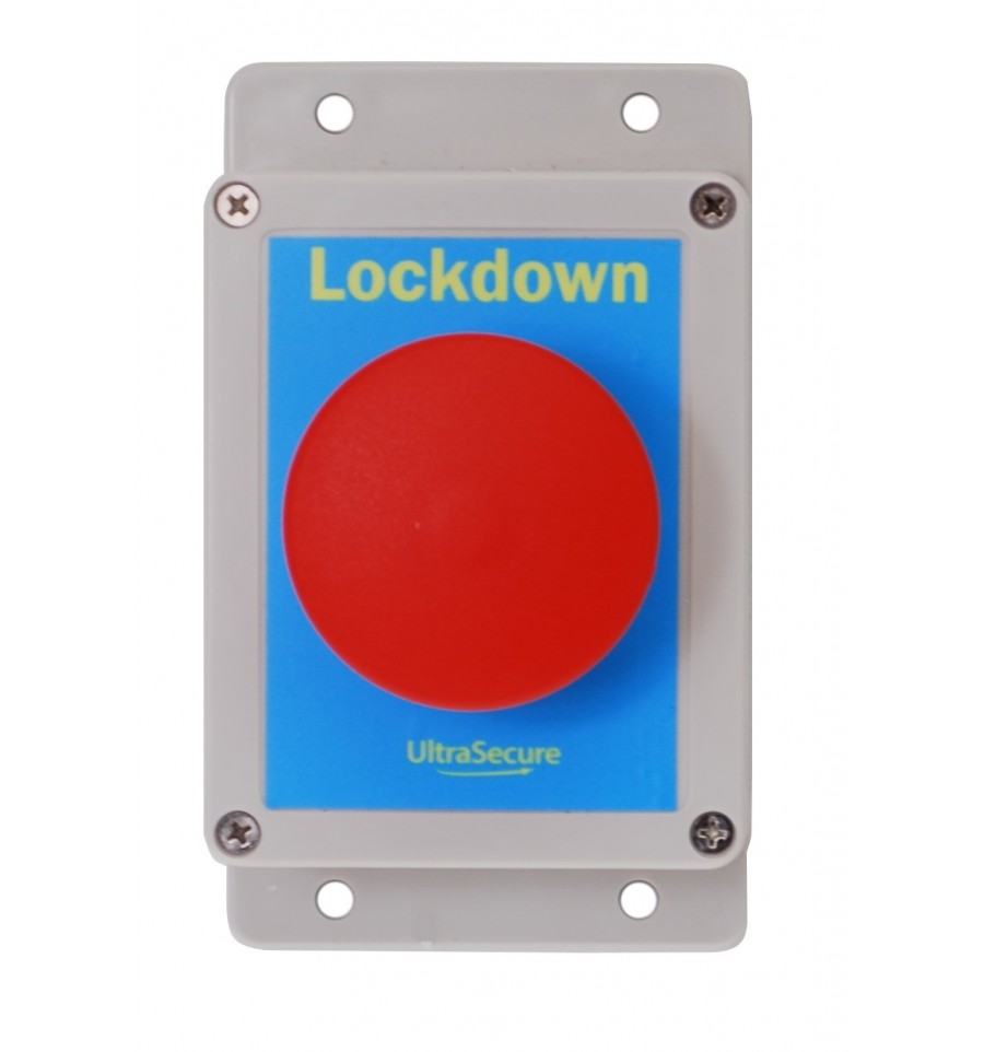 Long Range Wireless Lockdown Alarm Kit with Siren & Flashing LED