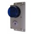 Wired Satellite Siren & Blue Flashing LED Alarm