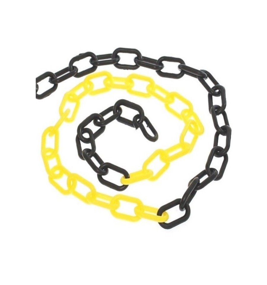 Black & Yellow Steel Parking Posts Chain Kit