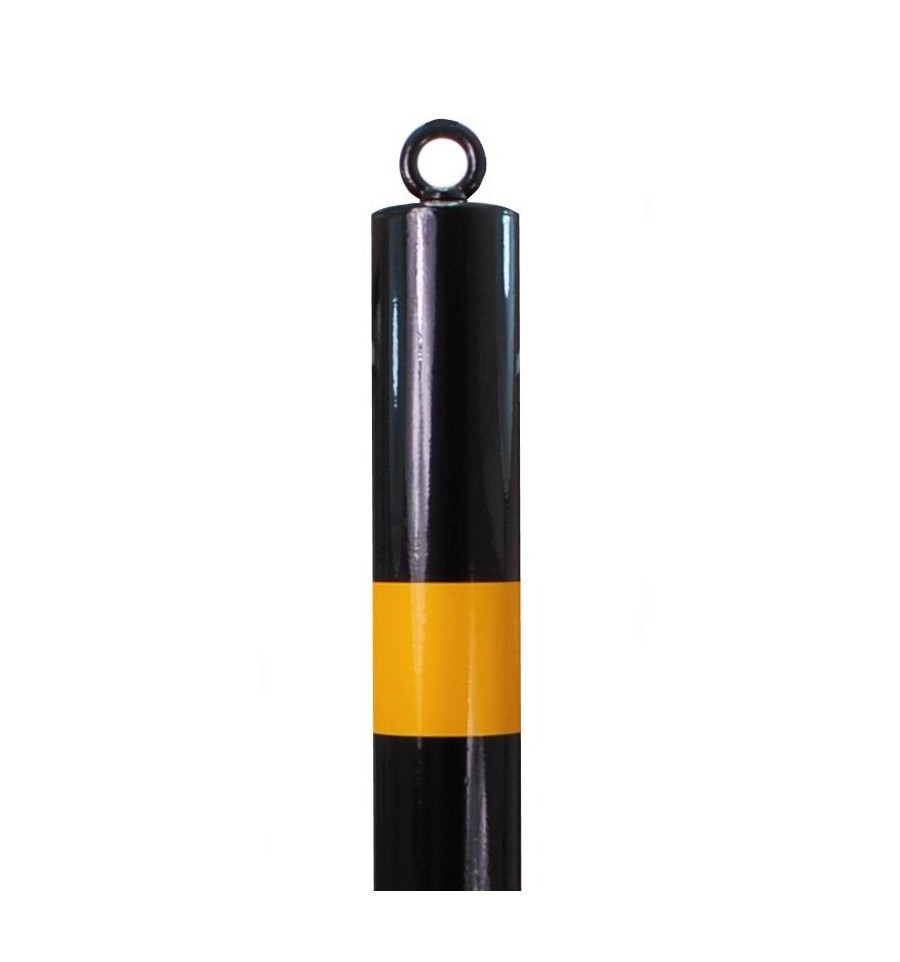 Black & Yellow Steel Parking Posts Chain Kit