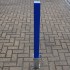 H/D Blue 100P Security Parking Posts & 2 x Ground Bases.