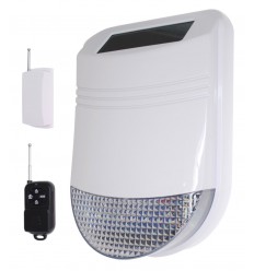 Wireless HY Solar Siren with Universal Transmitter