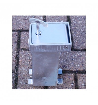 Ground Base & Key for the 100P Removable Security Post & Locking Tool.