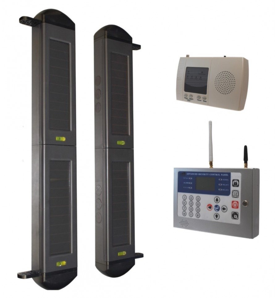 Wireless Perimeter Alarm KP GSM Heavy Duty AutoDialler 2B Beams