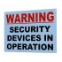 Large Heavy Duty Outdoor Security Warning Sign