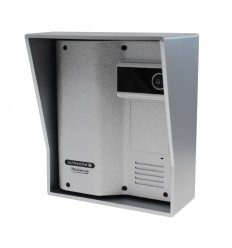 Caller Station for the Wireless Gate & Door Intercom (UltraCom2 No Keypad) Silver & Silver Hood 
