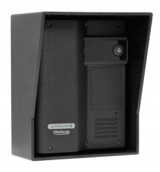 Caller Station for the Wireless Gate & Door Intercom (UltraCom2 No Keypad) Black & Black Hood 