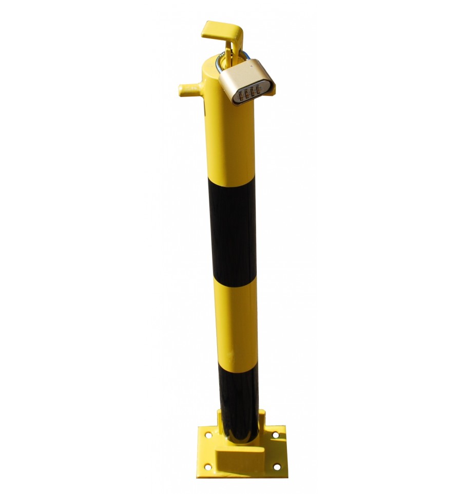 810 Fold Down Parking Post & Top Combination Padlock