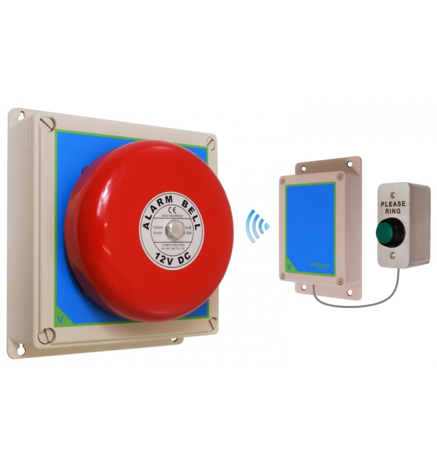 Protect 800 Long range 800 metre Wireless Bell KitWarehouseFactory