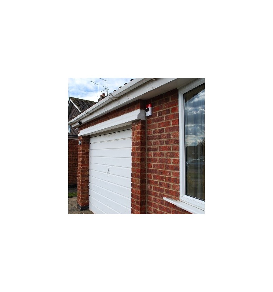 BT Wireless PIR & Solar Siren Alarm Shed Garage Office Alarm