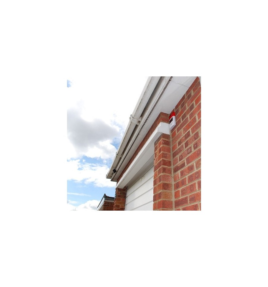 BT Wireless PIR & Solar Siren Alarm Shed Garage Office Alarm