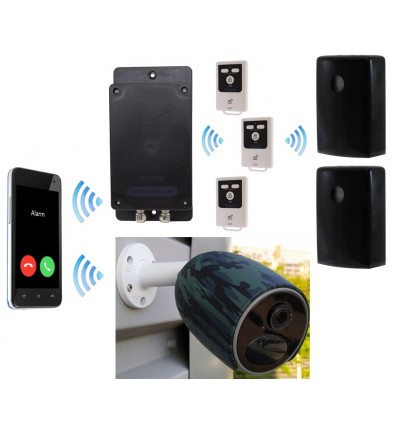 UltraDIAL Battery Covert GSM Alarm & Battery 4G Camera