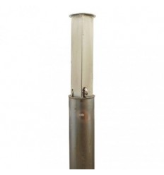 RB-100 Fully Telescopic Plain Galvanised Security Post (001-4730 K/D, 001-4720 K/A)