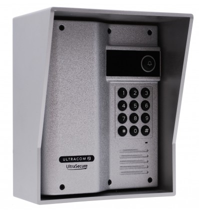 UltraCOM2 Caller Station with Keypad, Silver with Silver Hood