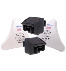 2 x PIR & 2 x Receiver DA600-T Wireless Garden & Driveway Alarm
