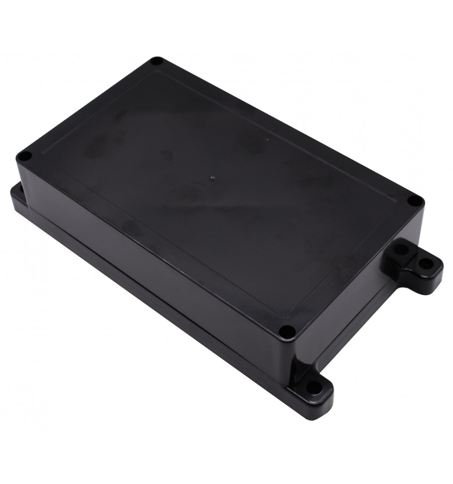 Weatherproof Plastic Black IP65 Enclosure with Mounting Lugs