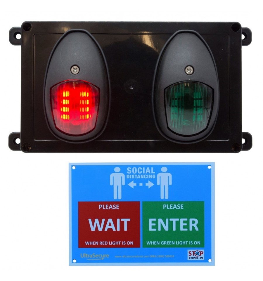 Entry Wireless Door Entry Lighting Control System 2 with Wall Sign