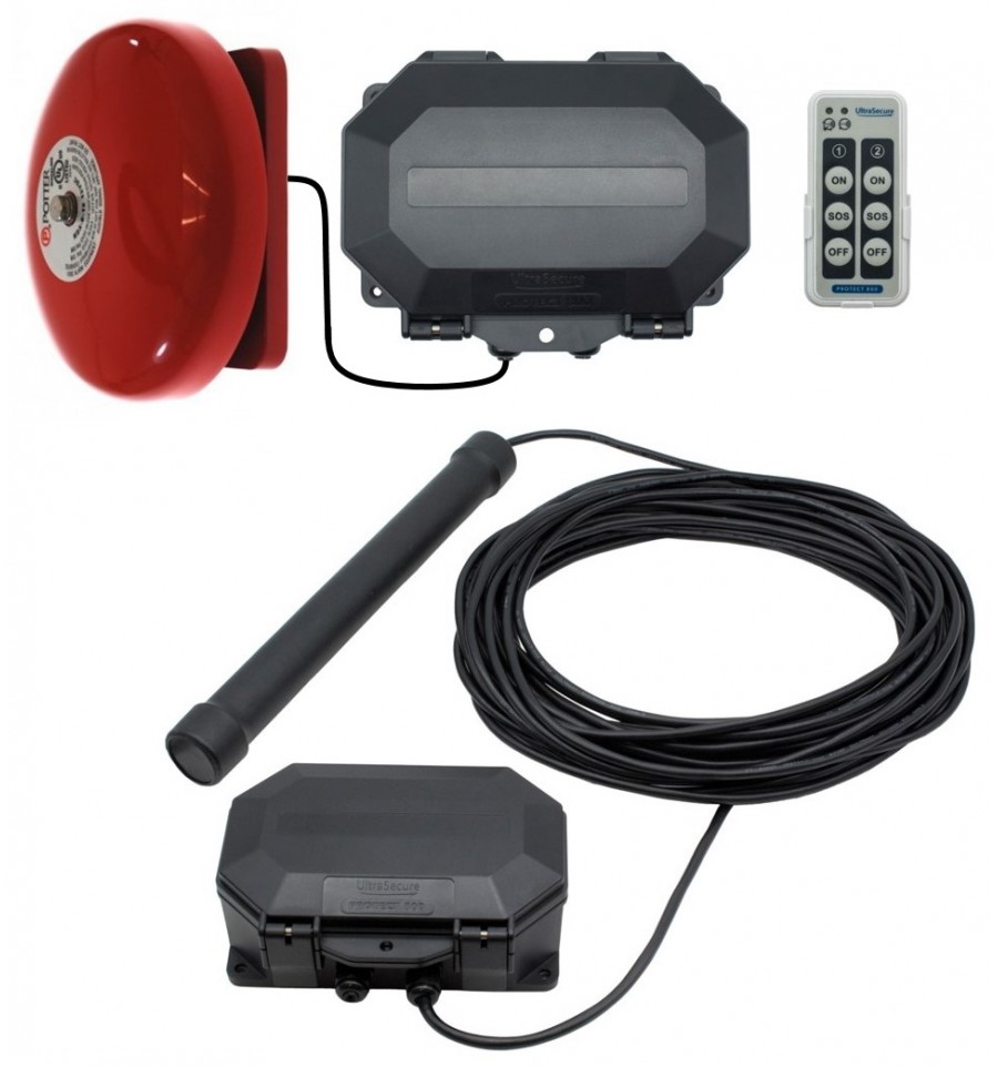 Wireless Driveway Metal Detecting AlarmOutdoor Receiver & Loud Bell