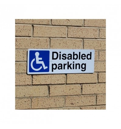 External Disabled Parking Sign