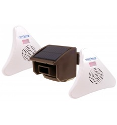 2 x Receiver DA600-T Wireless Driveway Alert (brown pir)