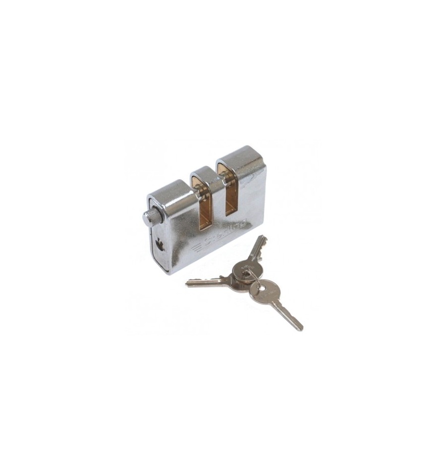 Double Slotted Padlock & 3 Keys Details about   5 metre Long 10 mm Case Hardened Steel Chain 