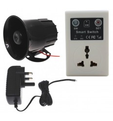 GSM Wall Socket Switch Relay with Loud Siren