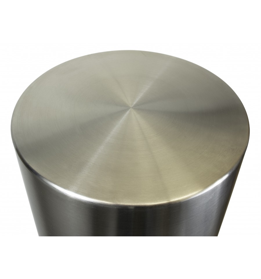 Large Stainless Steel Bolt Down Bollard Ultra Secure Direct