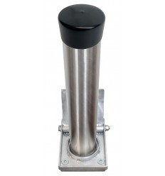 Stainless Steel TP-200 Telescopic Security Post & Rubber Cap (001-0675 K/D, 001-0665 K/A)