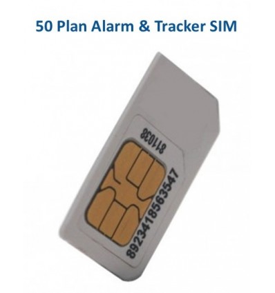 50 Plan Alarm & Tracker SIM Card