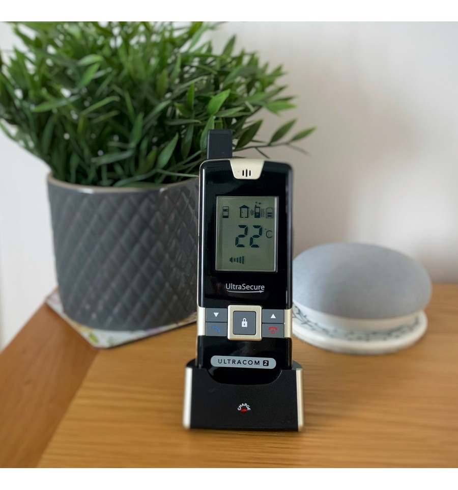 UltraCOM2 Wireless Silver Door Intercom with Electric Door Lock