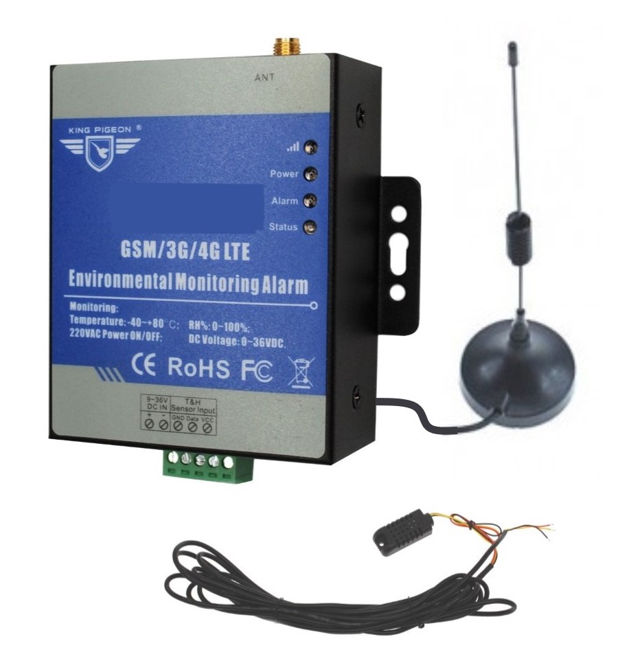 4G Temperature|Humidity|Power|Monitor|KP|GSM|5 metre Probe|