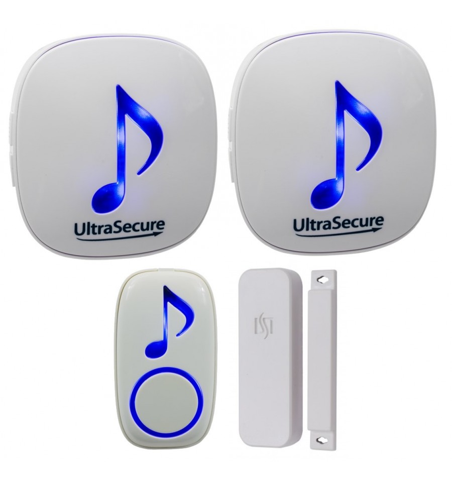 DA600 Door Opening Alert & Doorbell with 2 x Receivers