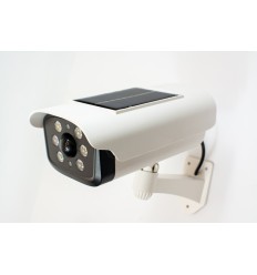 Solar Powered Flood Light & Dummy Camera