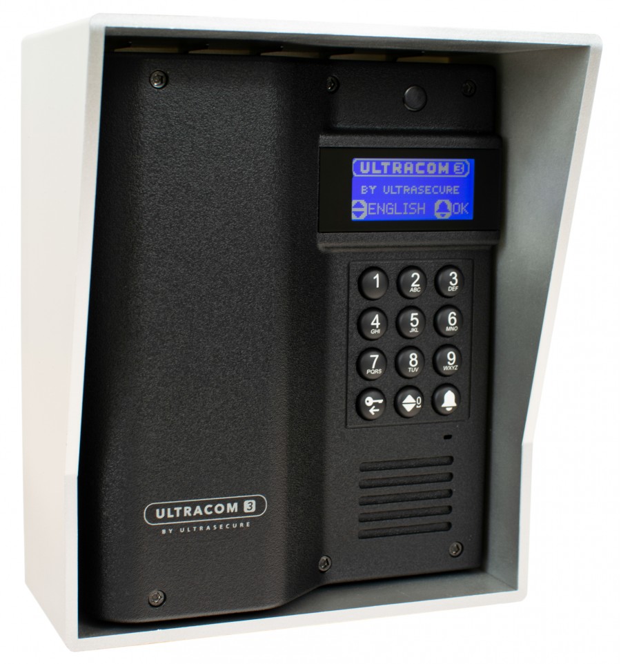 UltraCOM3 Wireless Seven Apartment Intercom - Battery or DC Power