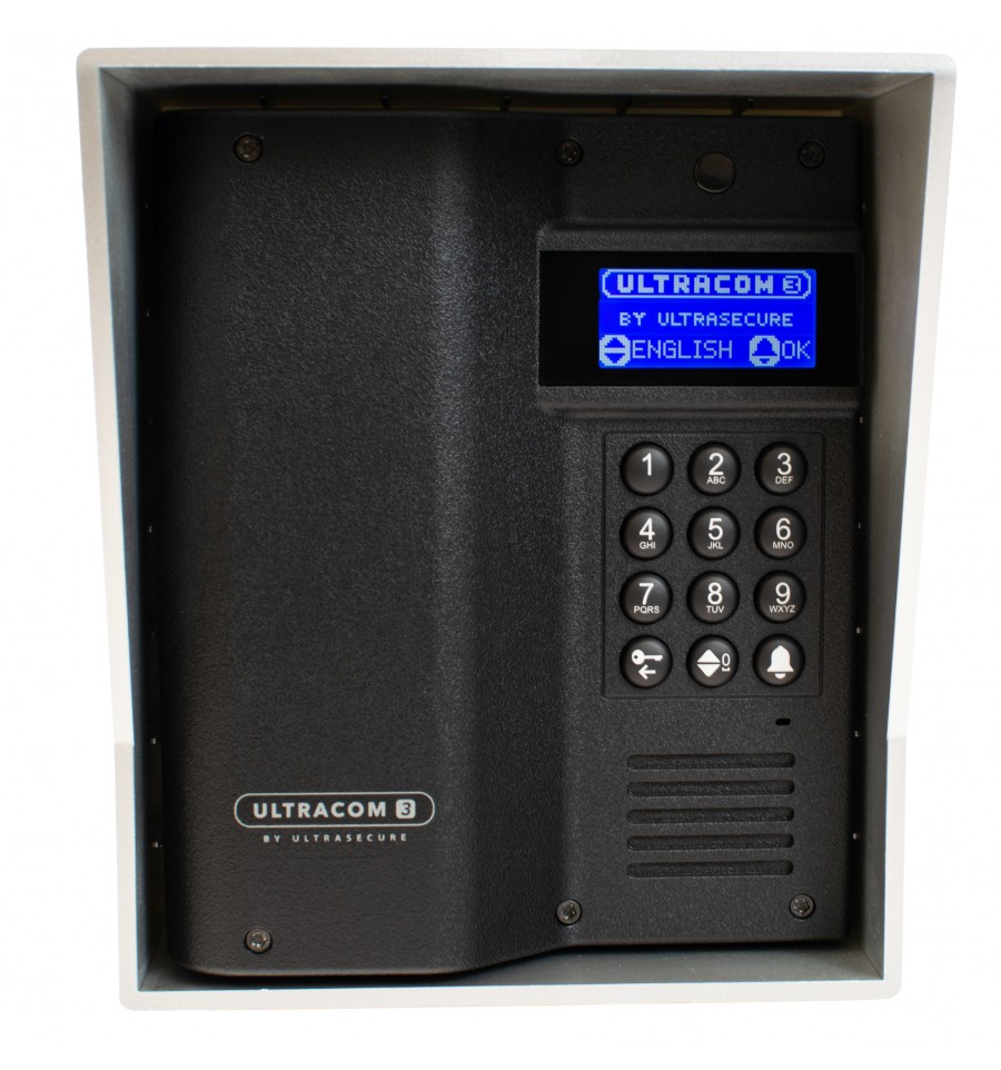 UltraCOM3 Wireless Seven Apartment Intercom - Battery or DC Power